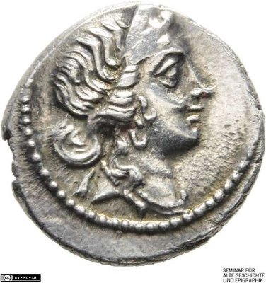 Denar (ANT), Röm. Republik: C. Iulius Caesar47/46 v. Chr.Imperatorische Prägung