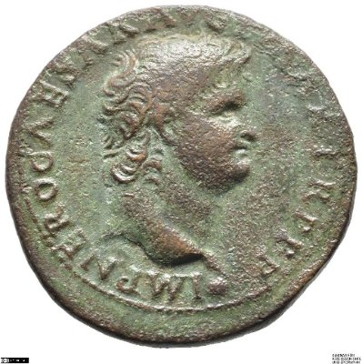 As, Nero66-67 n. Chr.Antike HerrscherprägungNero (37-68 n. Chr.)
