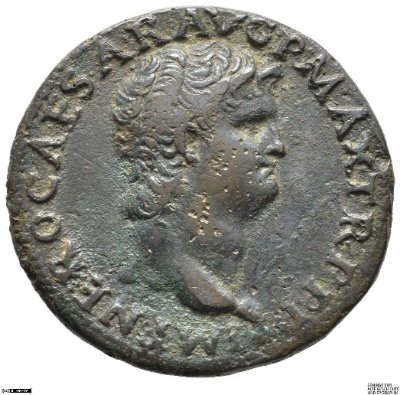As, Nero66-67 n. Chr.Antike HerrscherprägungNero (37-68 n. Chr.)