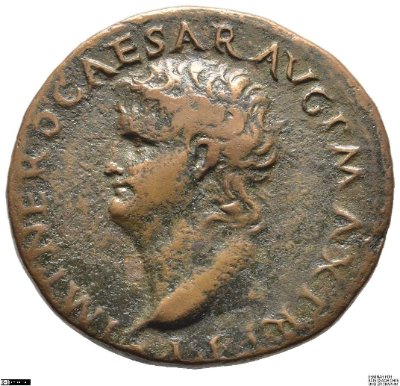 As, Nero66 n. Chr.Antike HerrscherprägungNero (37-68 n. Chr.)